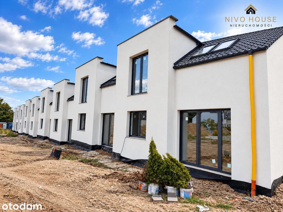 Nowoczesny Dom Szeregowy 116 M² | Garaż | Ogród | Pszenno