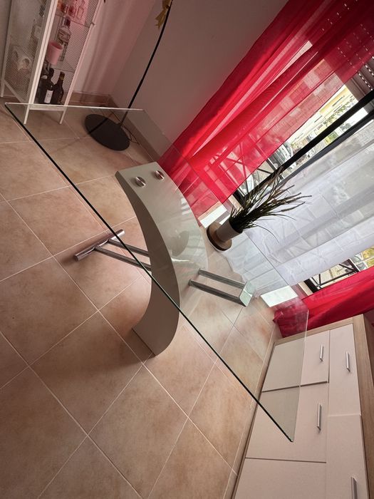 Vendo mesa vidro como nova