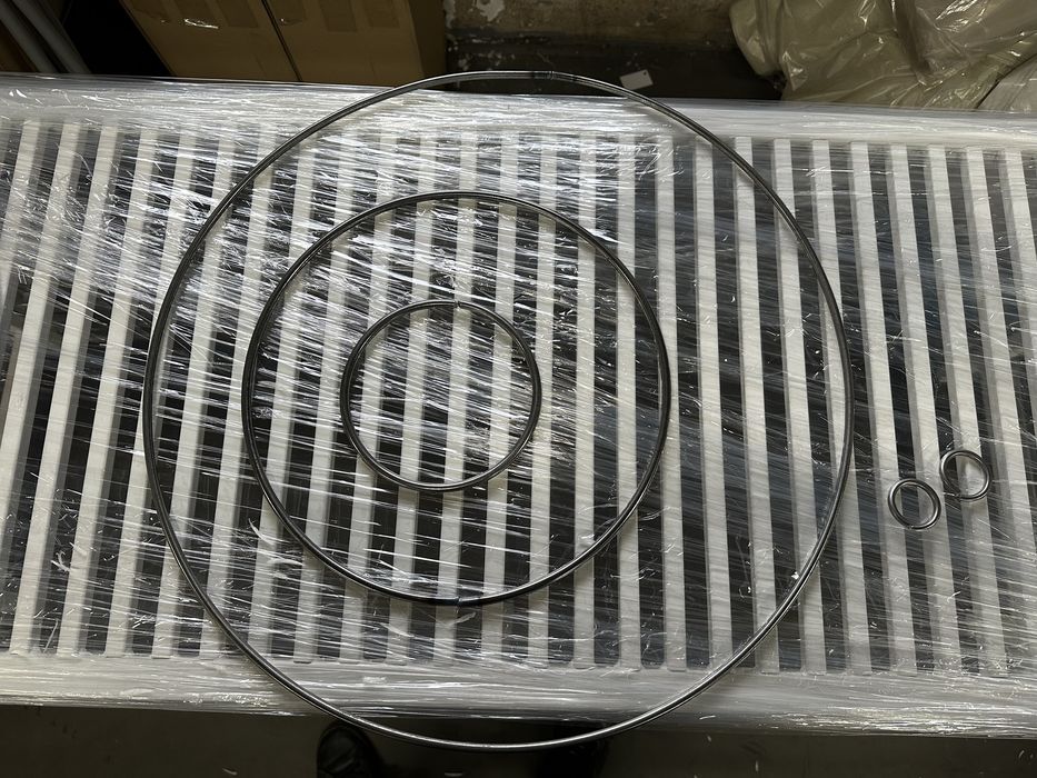 Produkcja Kółek stalowych metalowych z prętów obręcz baza pierścień