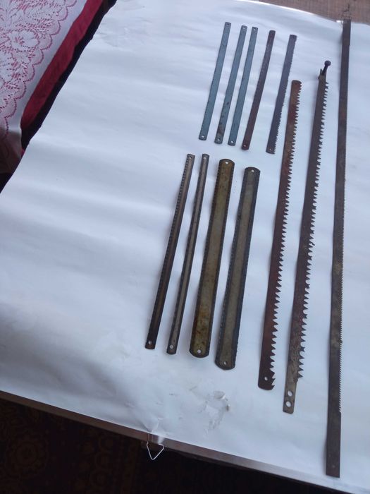 Stare, solidne brzeszczoty - nieużywane