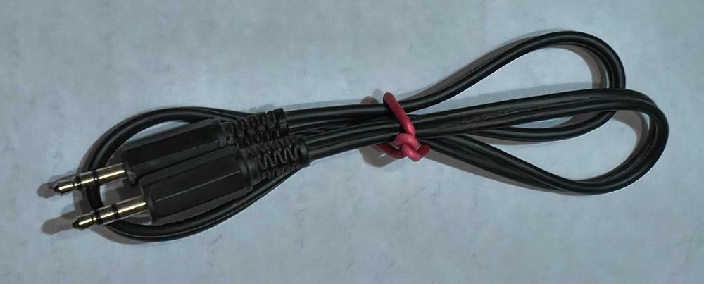Кабель AUX Audio DC2.5 папа-папа 0.5м