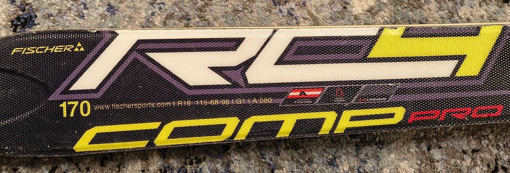 Narty Fischer RC4 Competition Pro, 170 cm, bardzo dobry stan!