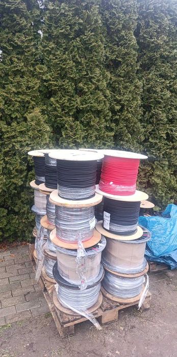 SKUP/SPRZEDAZ SZPULA BĘBEN kabla solarnego 6mm2 500 dwa kolory wysylka