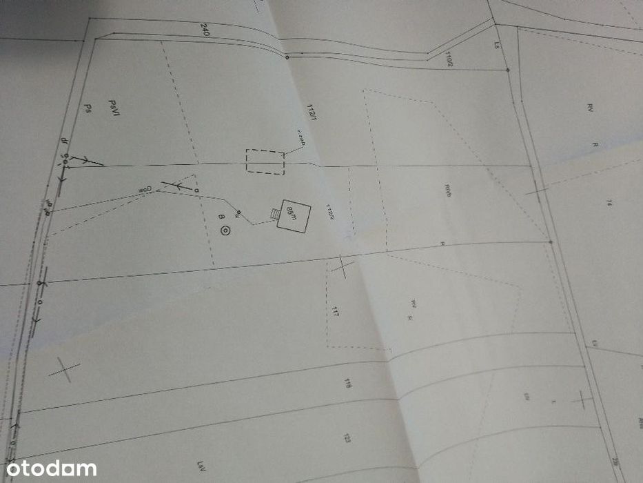 dział budowlana z domem 6880m2