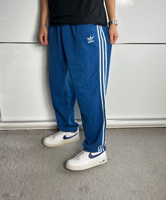 Baggy Spodnie Adidas Logo Dresy L