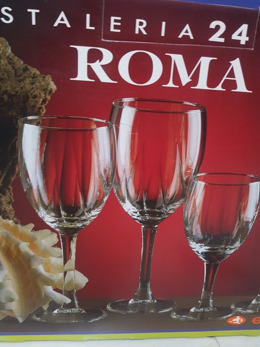 Serviço 24 Copos Vidro ENÉRIZ - Novo. A estrear