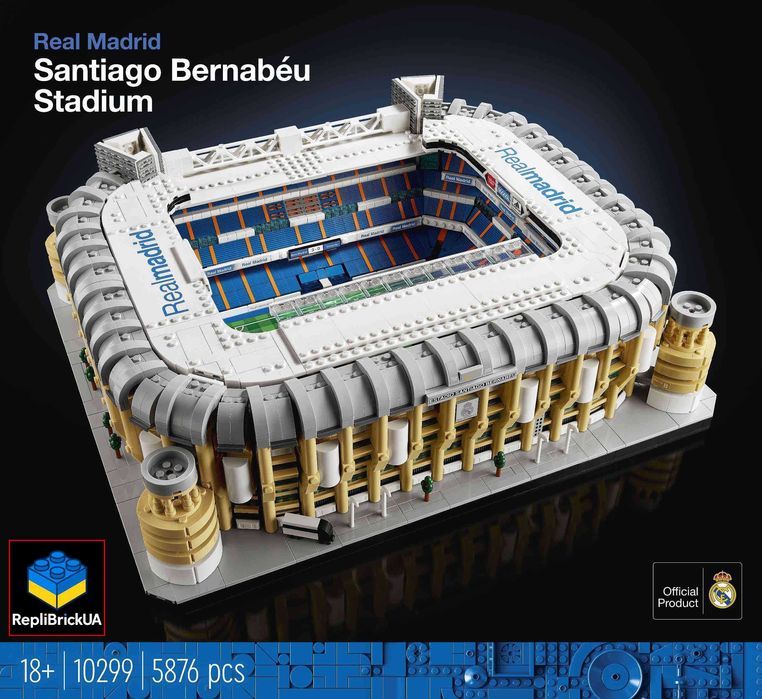 ‼️Передзам.‼️1в1 як LEGO Реал Мадрид – Стадіон Сантьяго Бернабеу