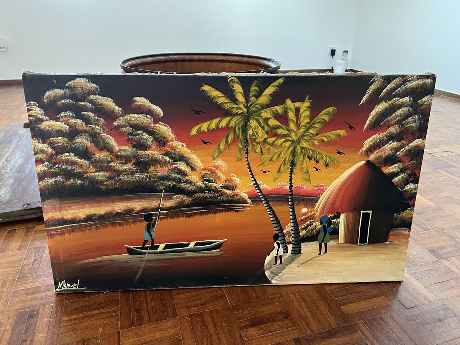 Quadro pintado a óleo