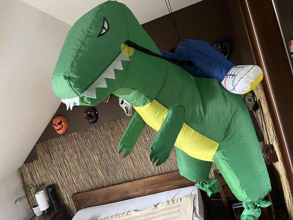 #Kostium DINO#Nadmuchiwany#Piekny#190zl#