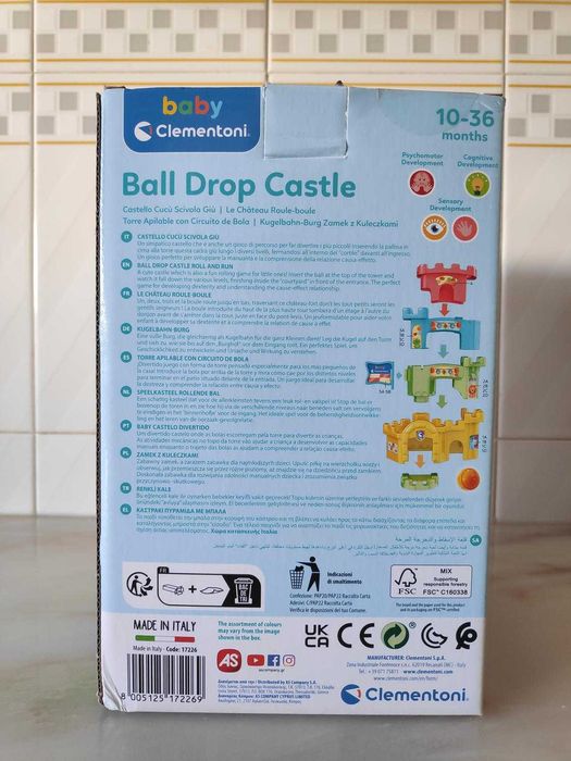 Stackable Tower (Ball Drop Castle) - Clementoni64174426687490122