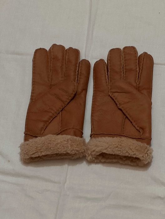 Перчатки, шкіряні зимові