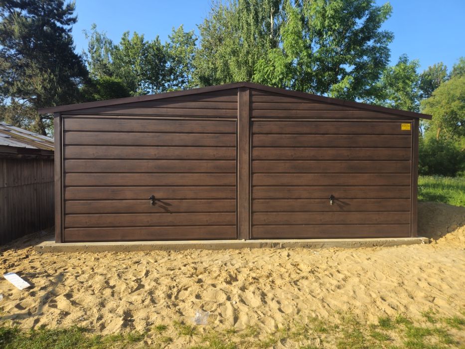 6x5.8 LUB Garaze Blaszane Garaz Blaszany Blaszak Blaszaki Garaże Garaż