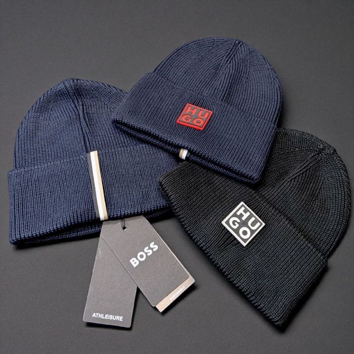 Шапка Hugo чоловіча бавовняна шапка хюго чоловіча бавовняна