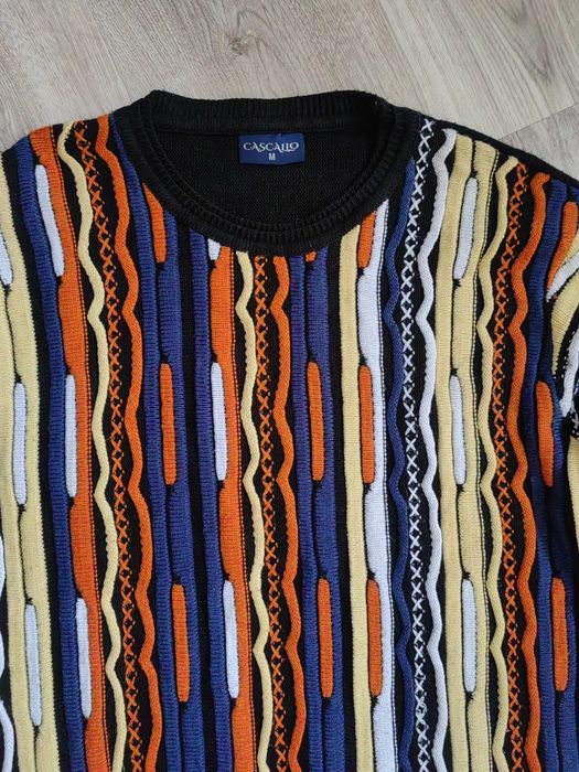 Męski sweter żakardowy marki Cascallo