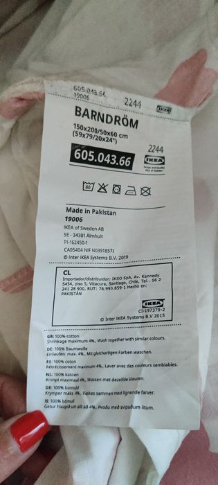 Capa de edredom 150x200