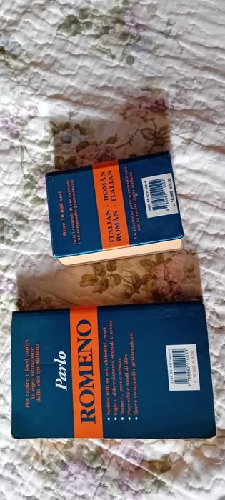 Dicionário italiano - romeno e viceversa + livro de frases