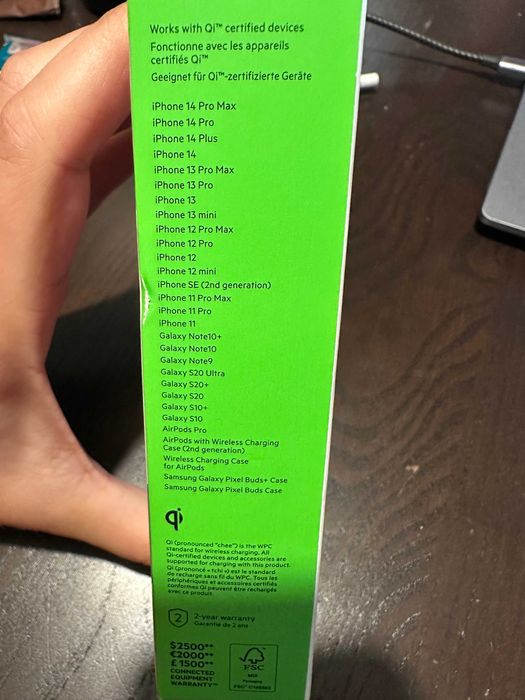 Belkin - BoostCharge Base de carregamento sem fios de 10 W - Novo