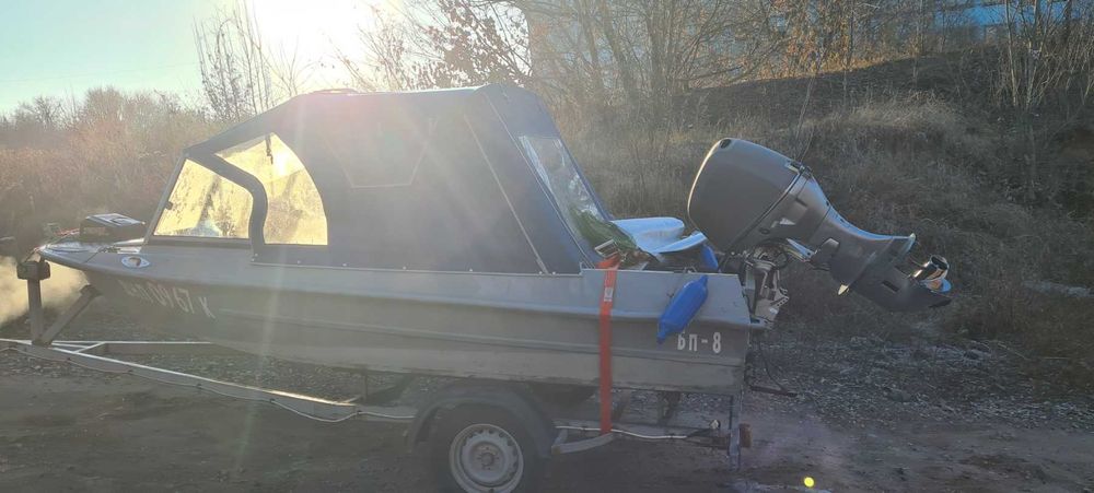 Лодка Крым Honda BF 40 2014 с лафетом