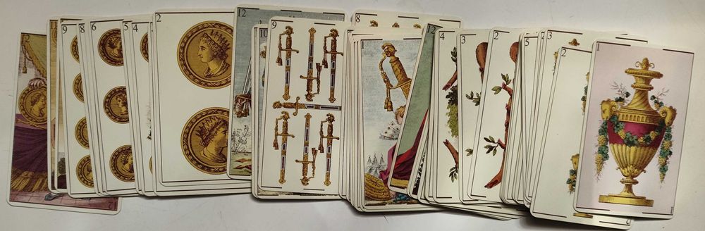 Baralho de cartas neoclássico 1810 - Fournier