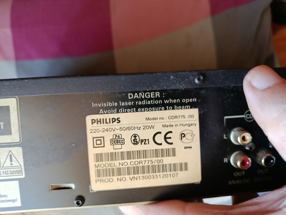 Nagrywarka CD phlips 775