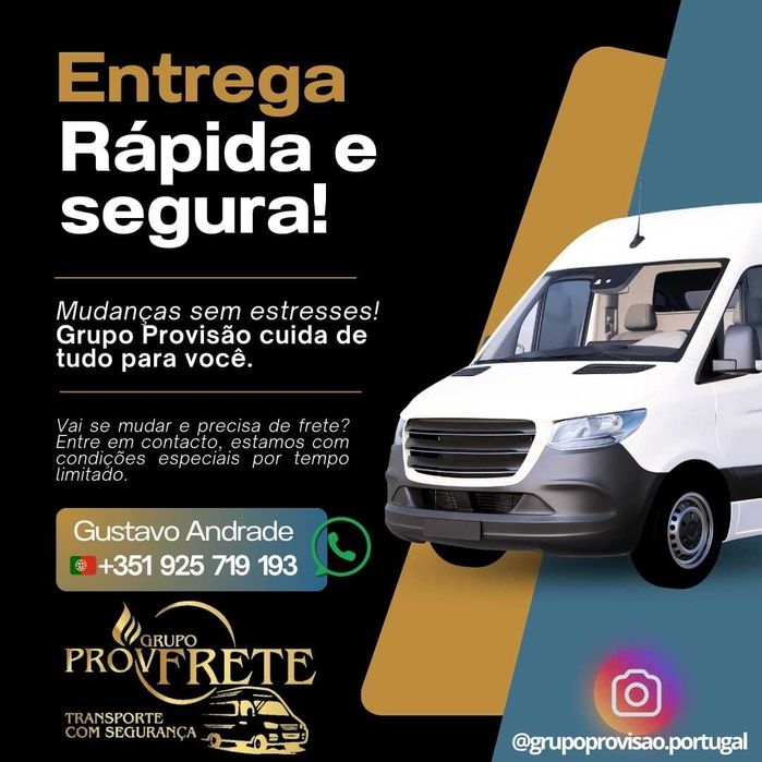 Fretes, Pequenas Mudanças e Reboque de Motas - Preço Justo & Qualidade