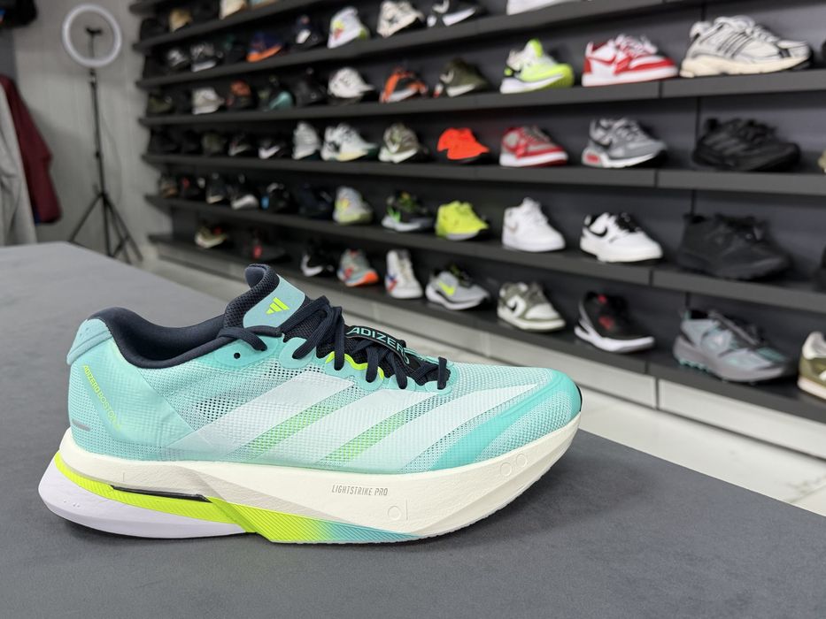 Оригінал 100% Adidas Men's Adizero Boston 13 Road Running  JS4945 /27см/29,5см/30см/30,5см/