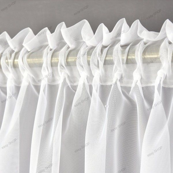 ‼️ WYPRZEDAŻ ‼️ Firana 150x400 z kryształami i filcowymi ptaszkami