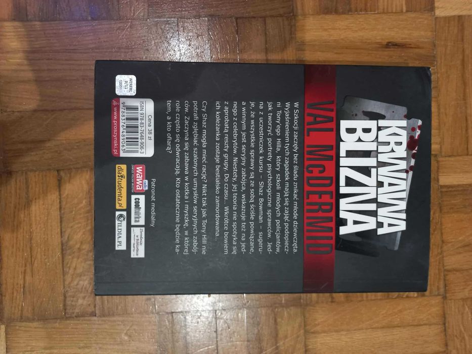 Książka "Krwawa Blizna" - Val McDermid, wyd. Prószyński i S-ka