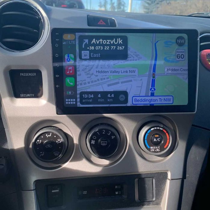 Магнитола VENZA Toyota MATRIX Pontiac VIBE Венза CarPlay Android 15