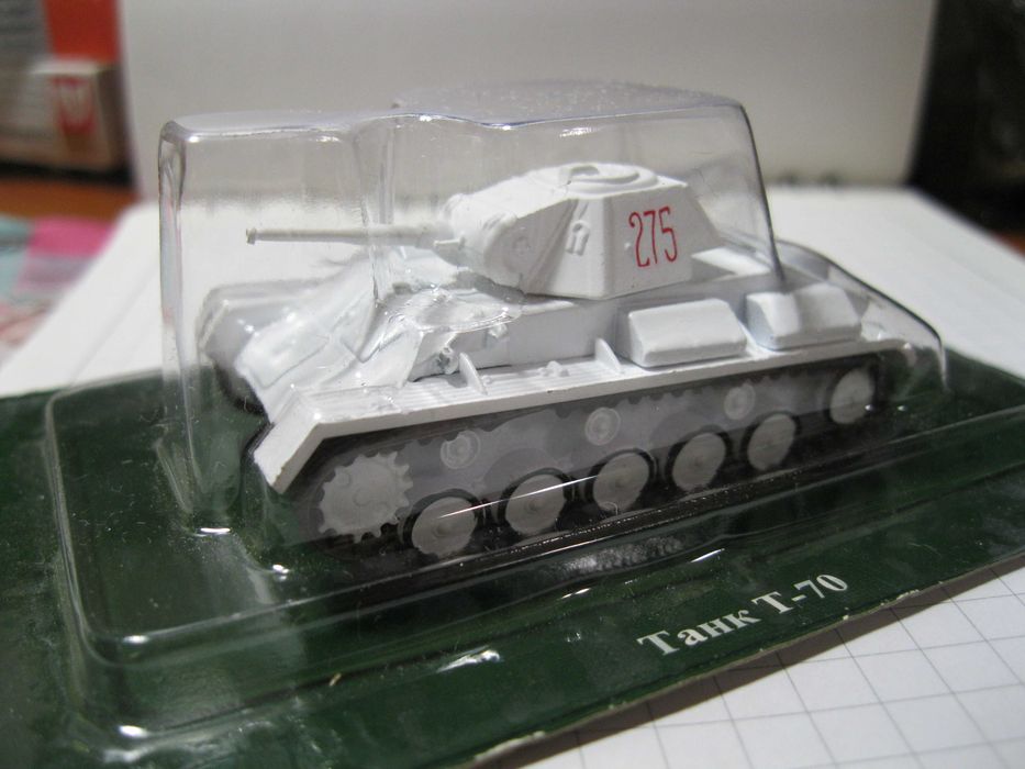Танк Т-70 Деагостини блистер
