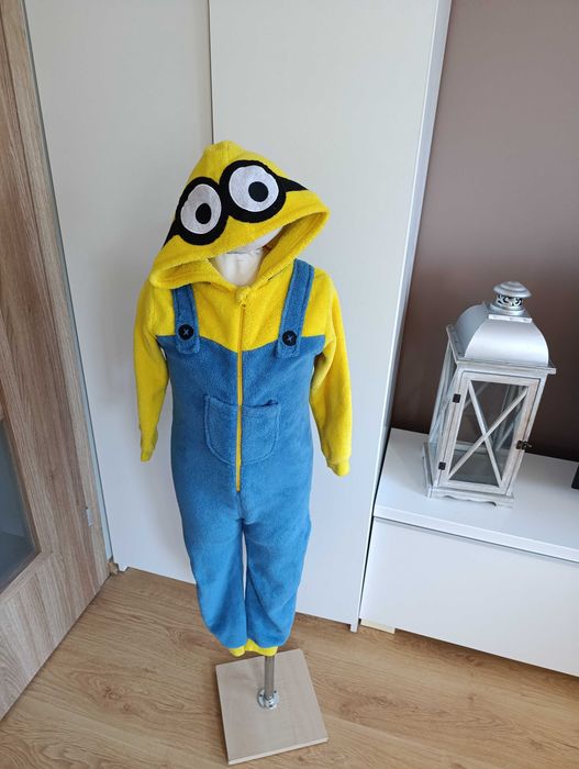 Strój karnawałowy MINIONKA MINIONEK przebranie kostium bajka 116/122  (315)