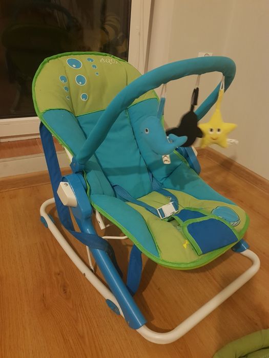 Lezaczek dzieciecy, Caretero, Aqua dla dzieci do 9 kg