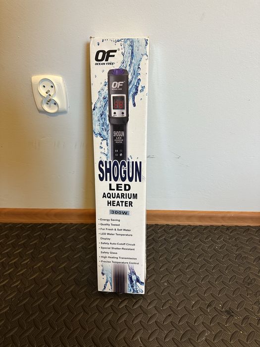 Grzałka do akwarium shogun led 300w nowa
