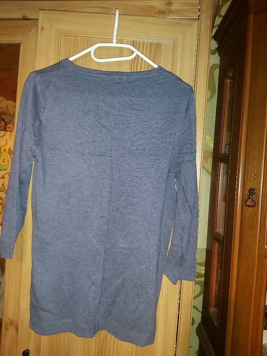 Cieplutki, cienki sweterek- bluzka M/L