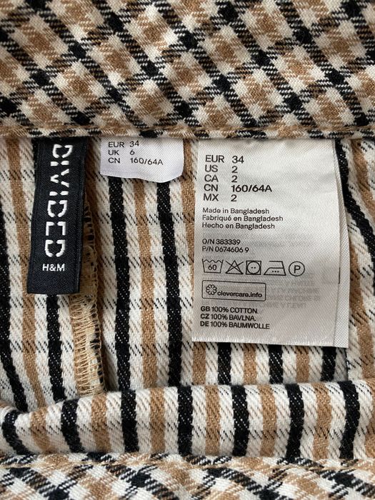 Спідниця в клітинку h&m