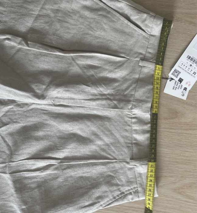 Лляні шорти Zara, нові, розмір М