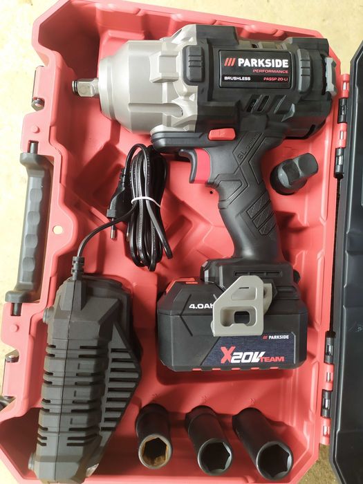 Maquina de Impacto Parkside Performance PASSP 20-Li C4 – Motor Brushless