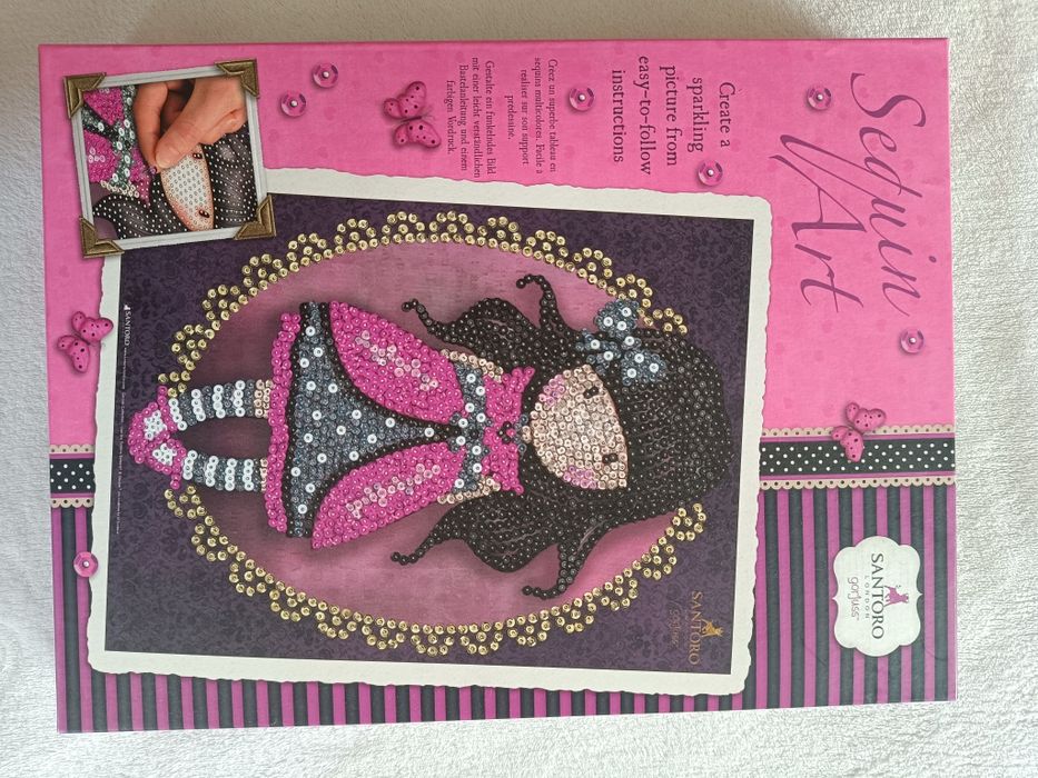 Cekinowa sztuka, lalka Gorjuss Santoro London NOWE *