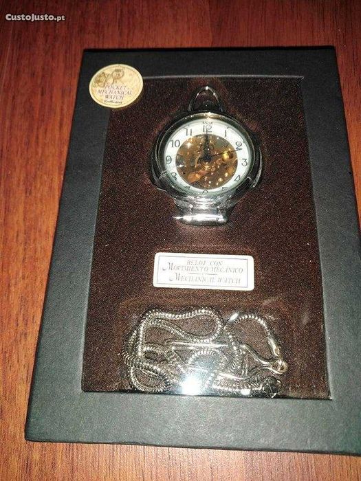 relógio pocket mechanical watch