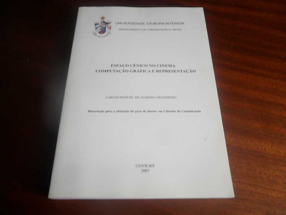 "Espaço Cénico no Cinema : Computação Gráfica e Representação" - 3 Vol