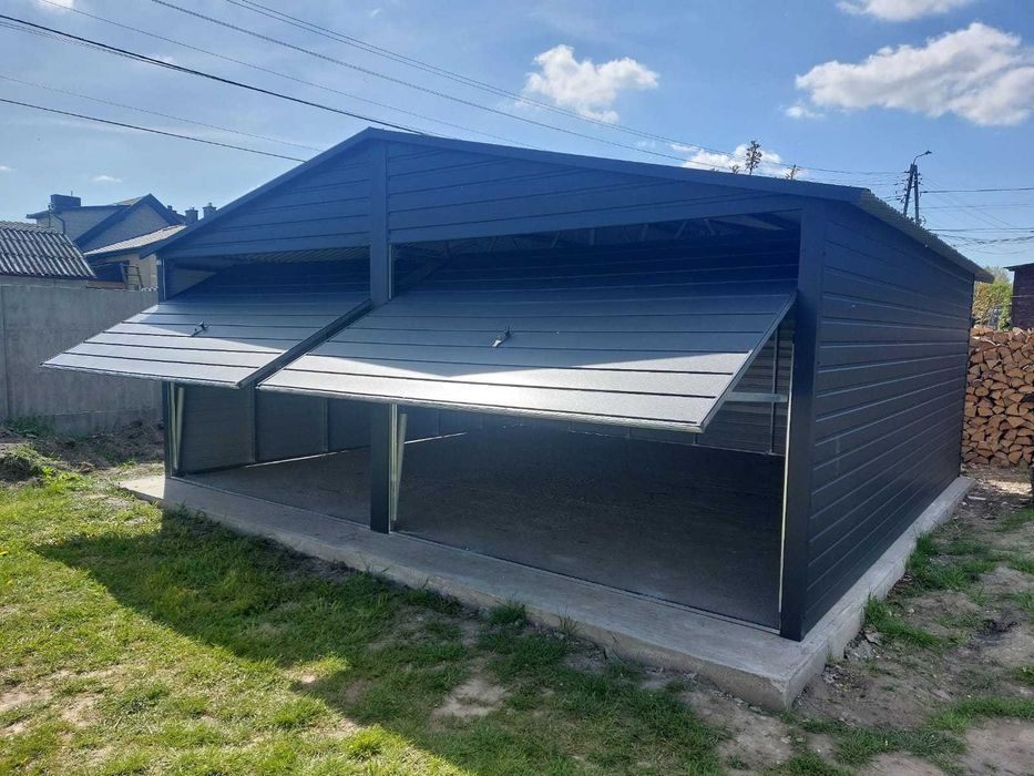 Garaż blaszany 6x5 garaz Premium Garaże blaszane 6x5 6x6 7x6 8x6 9x6 PRODUCENT