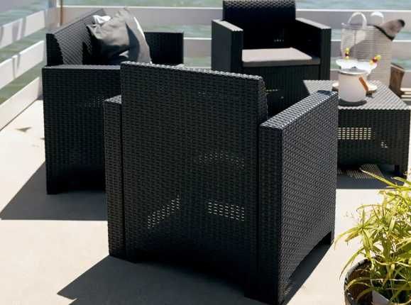 Садовые кресла стол сундук комплект мебели сада дачная мебель диван