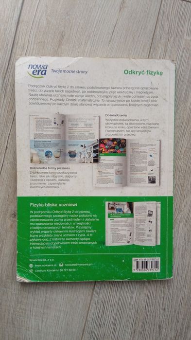 Książka podręcznik "odkryć fizykę 2"