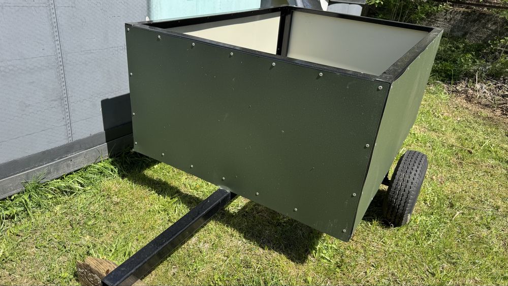 Mocna przyczepka do traktorka STIGA | Ręcznie robiona | NIE marketówka