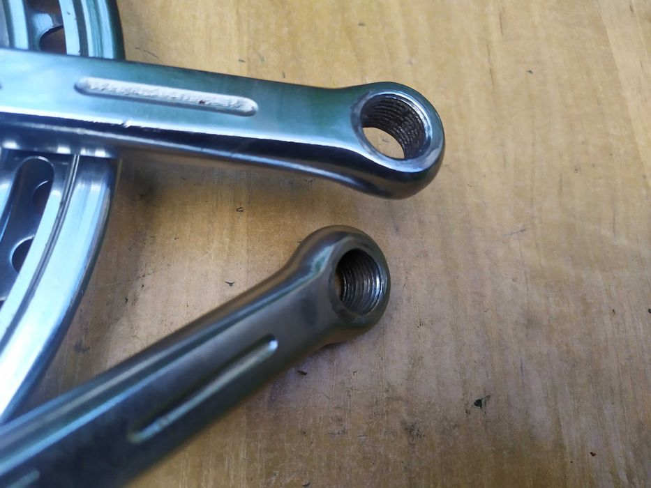 SOLIDA klasyczne korby na klin made France  Stal  170mm 42/52T  Polecam
