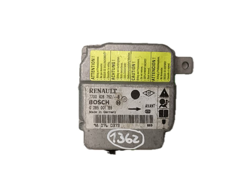 Centralina airbag RENAULT Clio II (BB0/1/2_, CB0/1/2_)