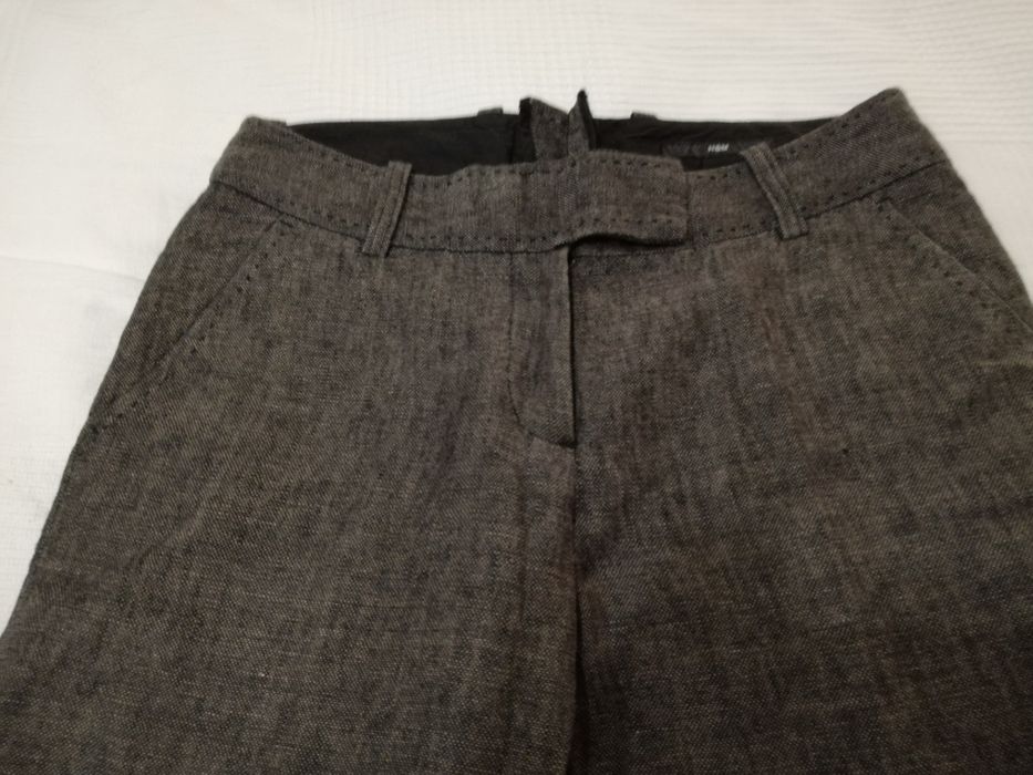 Spodnie hm 36 materiałowe