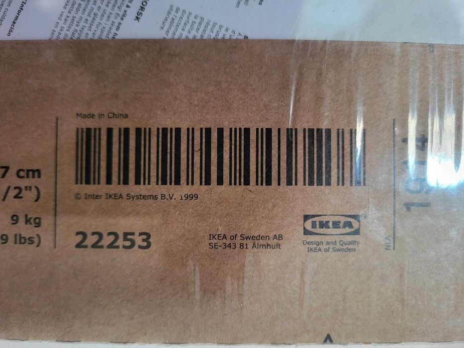 Szklany blat Hemnes Ikea - 148 x 47 cm