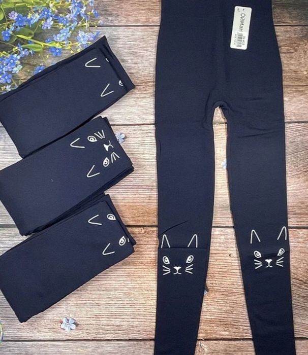 Акция! Лосины теплые детские, подростковые на меху Ойман р. 146-164