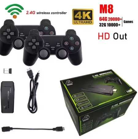 Consola retro com 20000 ou 40000 Jogos / Comandos Sem fios